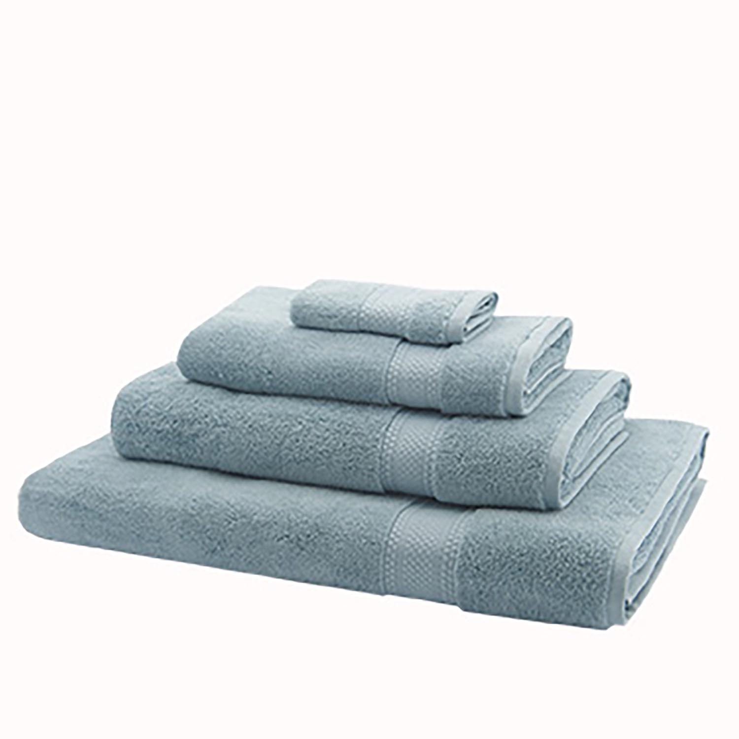 Divante Deluxe Cotton Flannel Glacier Grey Face Cloth Image 3