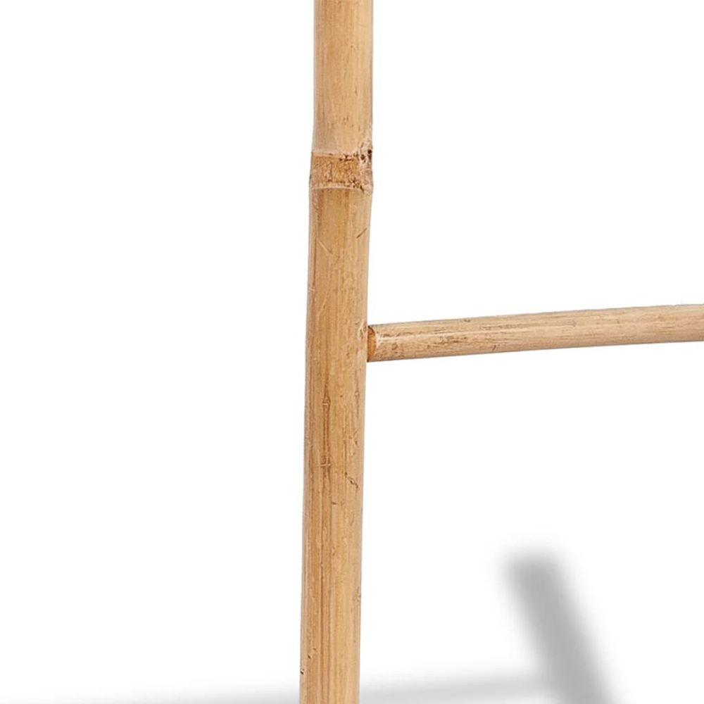 Walplus 6 Rung Natural Bamboo Towel Ladder Image 3