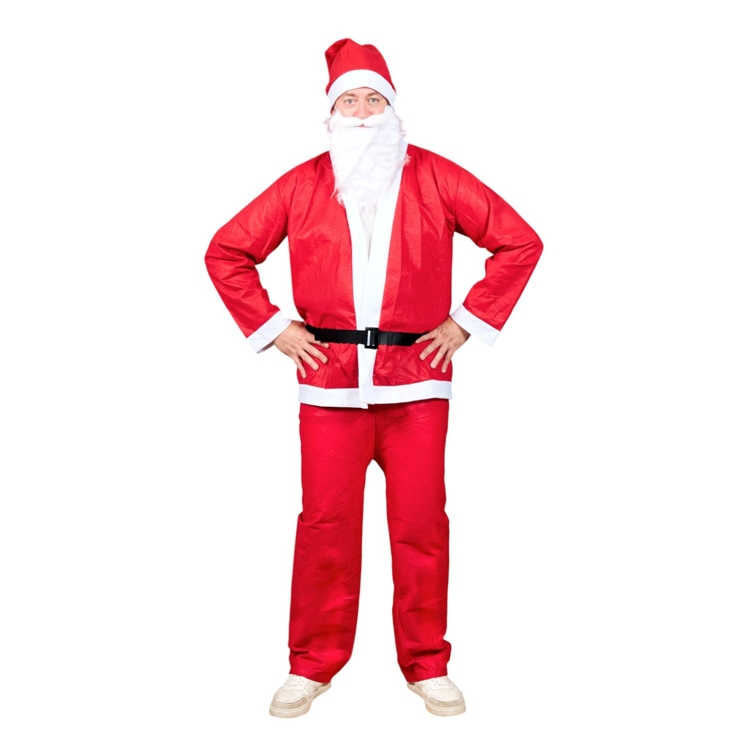 Santa Dress Up Costume Red Image 1