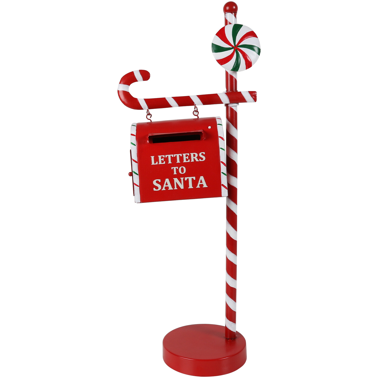 Candy Cane Letter Box - Red Image 1