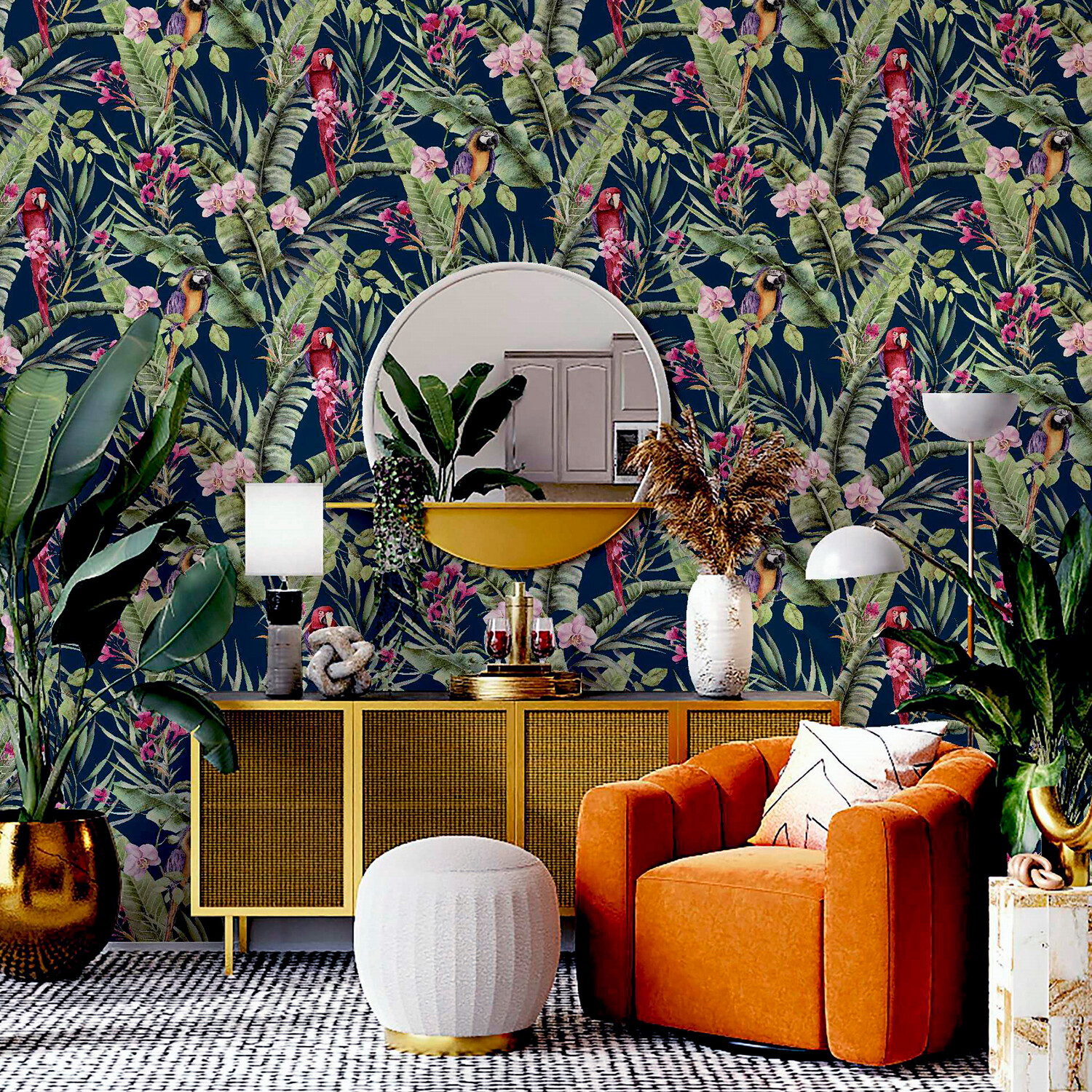 Pretty Polly Peelable Wallpaper - Multicolour Image 4