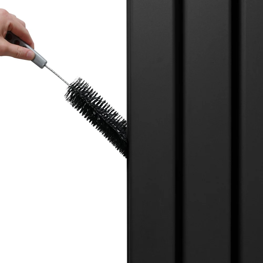 Monster Shop 6012BTU Black Flat Panel Mirror Radiator 1800 x 425mm Image 5