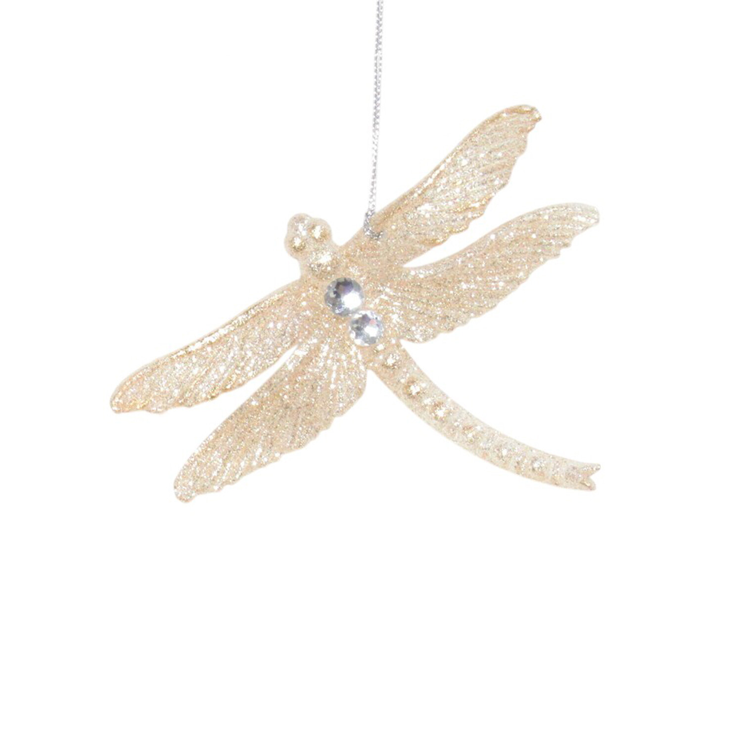 Brushed Gold Butterfly or Dragonfly Hanging Decoration Image 7