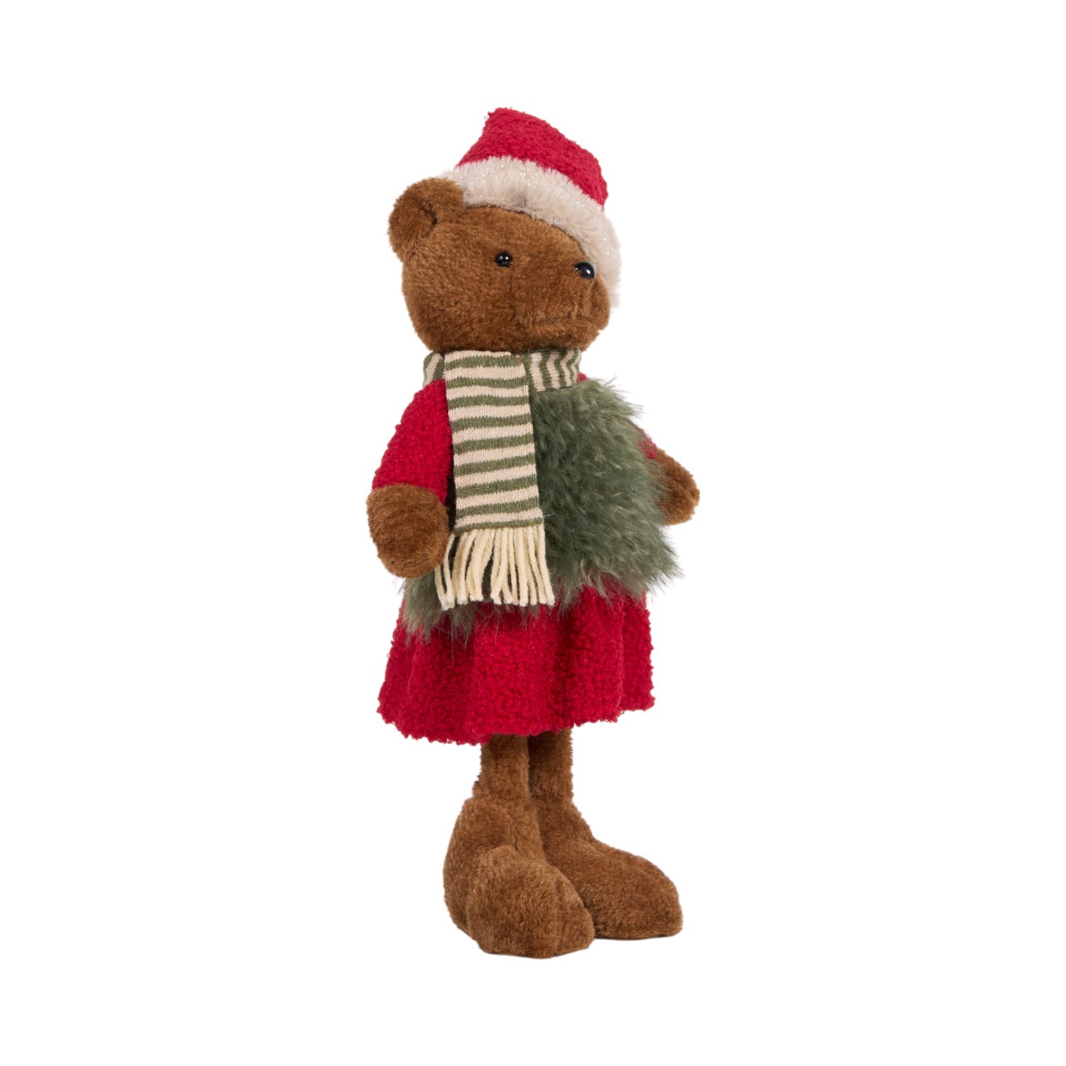 Standing Christmas Bear DecorationMulticolour Image 3