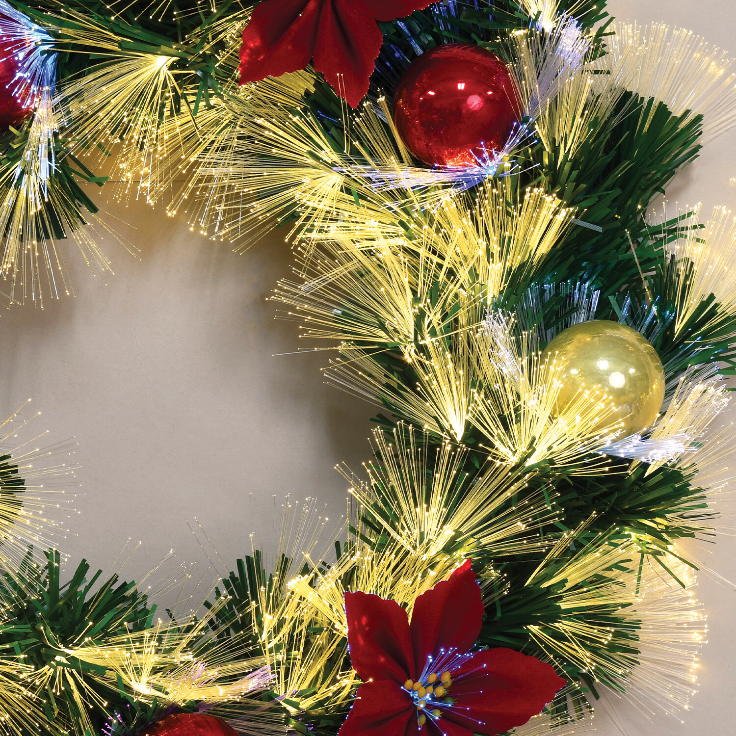 Fibre Optic Wreath 60cm Image 7