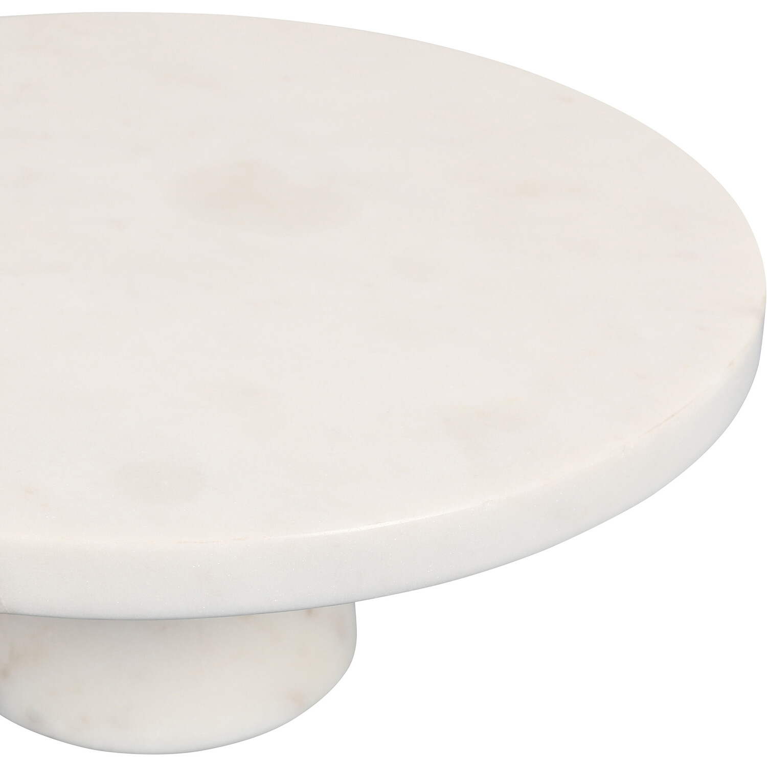White Regular Marble Cake Stand Image 3