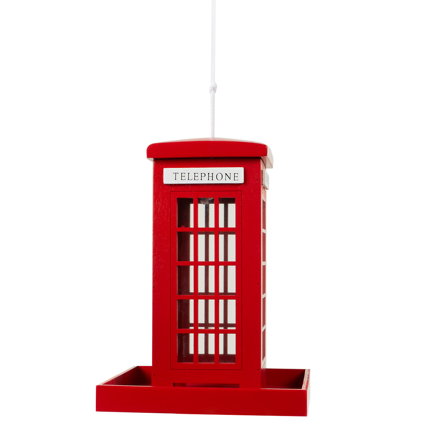 Telephone Box Feeder - Red Image 4