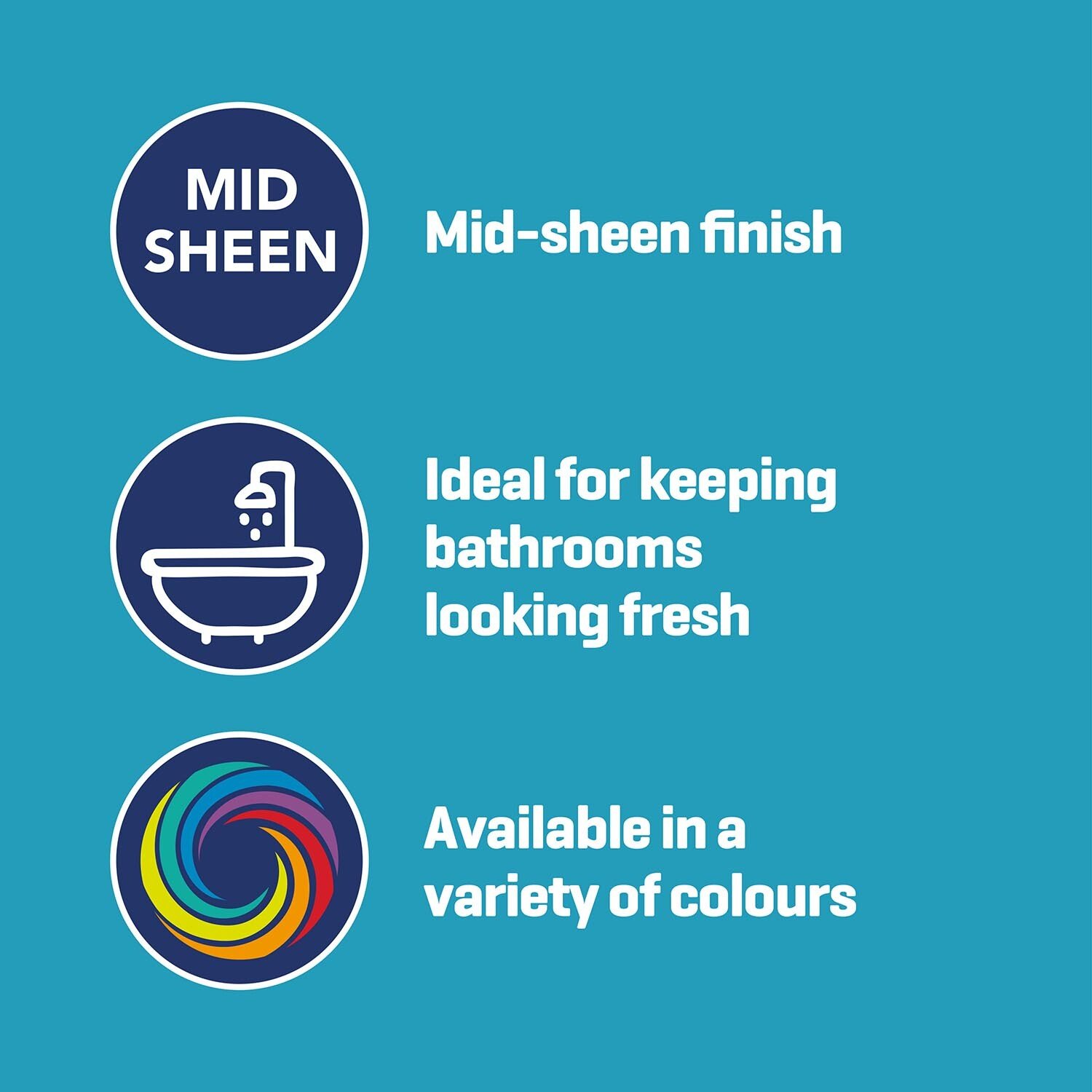 Johnstone's Bathroom Botanical Pearl Mid Sheen Emulsion Paint 2.5L Image 7