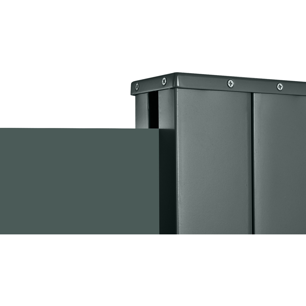 Outsunny 3x2M Retractable Side Awning Screen Fence Patio Privacy Divider Grey Image 7