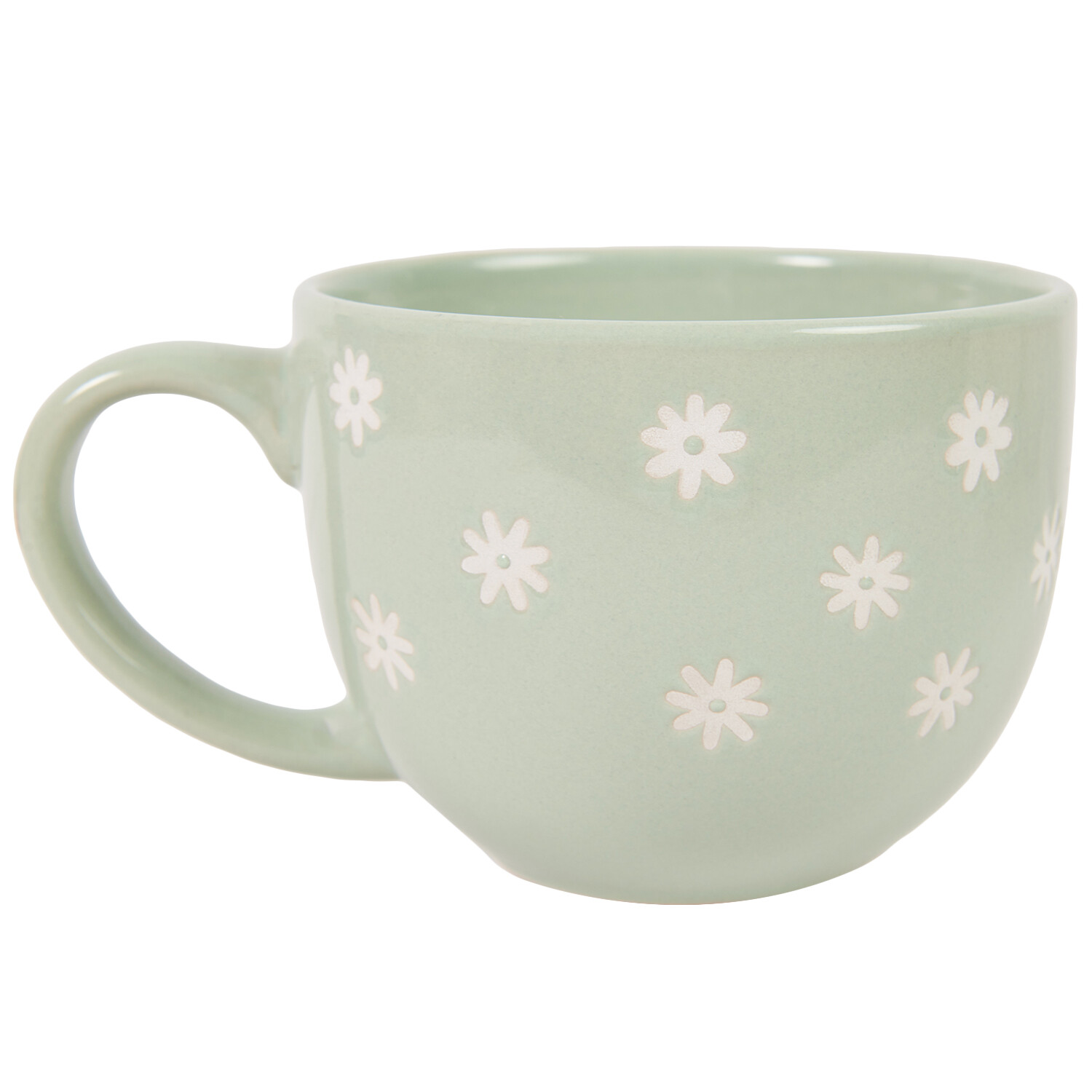 Pack of 4 Daisy Coloured Mugs - Multicolour Image 3