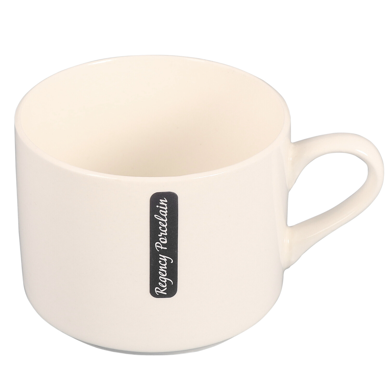 Regency Porcelain Cup and Saucer - White Image 3