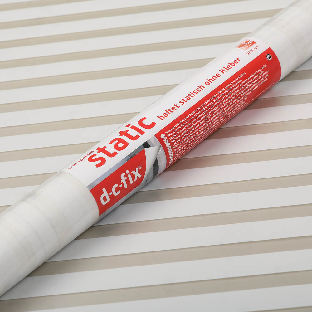 d-c-fix White Linia Stripe Static Window Privacy Sticky Back Plastic Vinyl Wrap Film 67.5cm x 2m Image 6