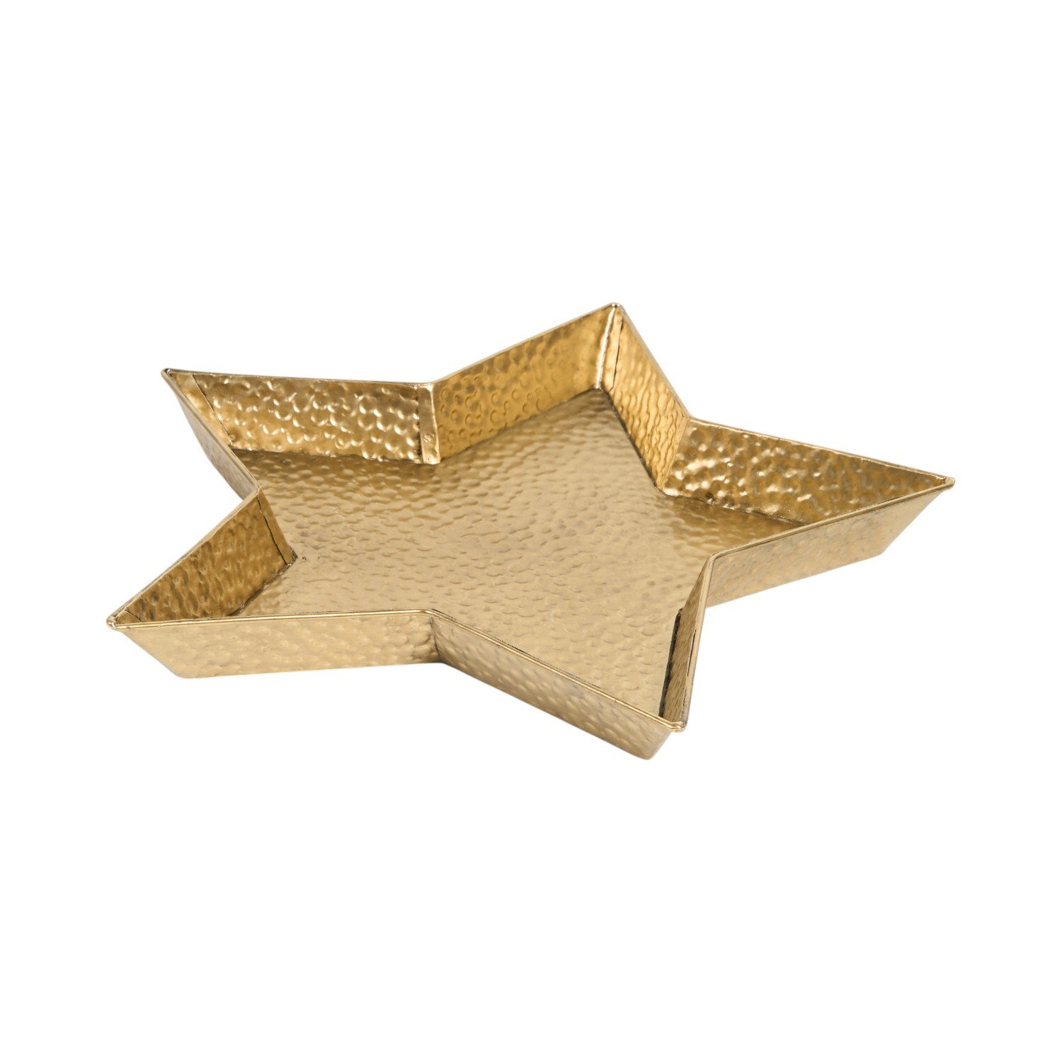Gold Metal Star Tray Gold Image 2