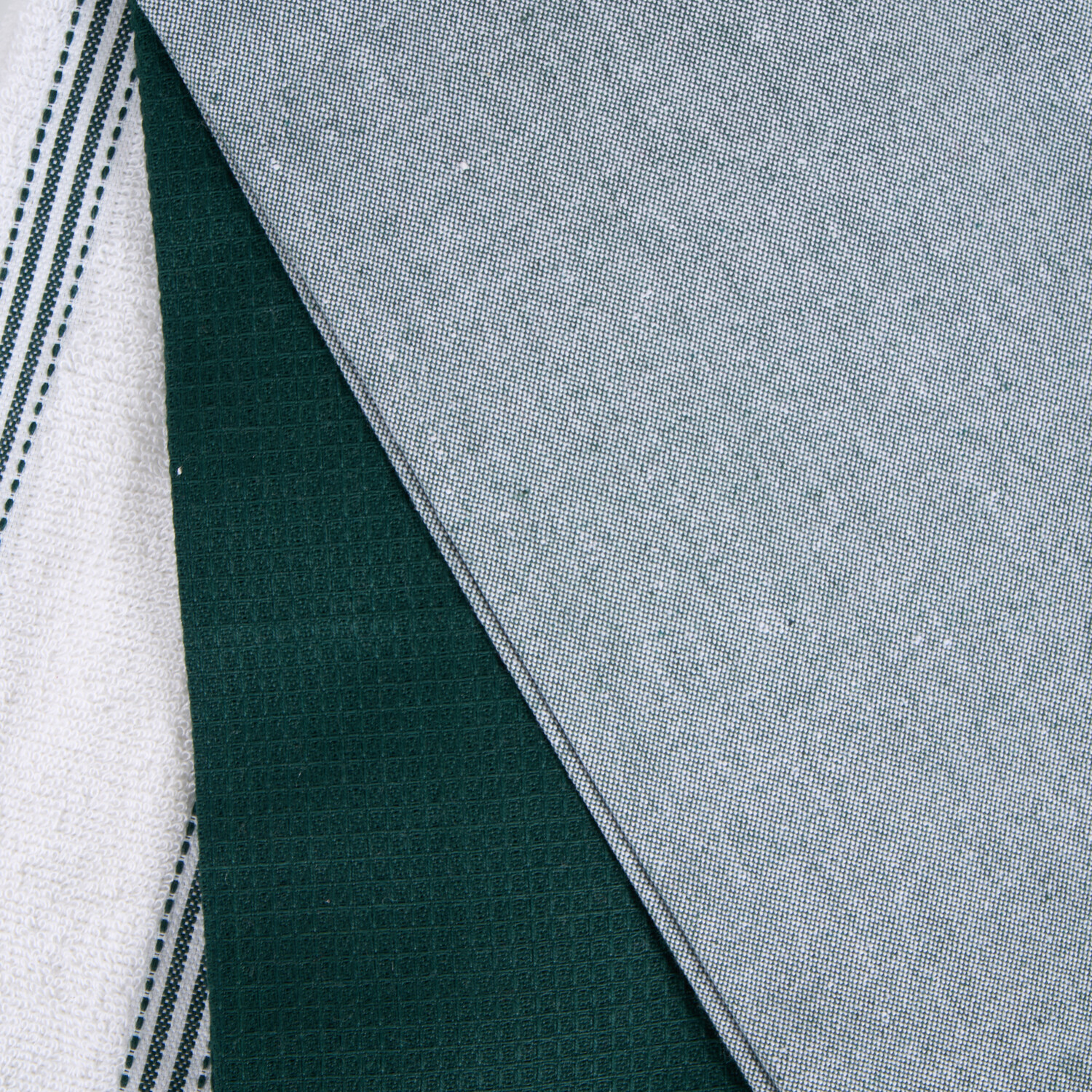 Pack of 3 Teatowels Grey Image 4