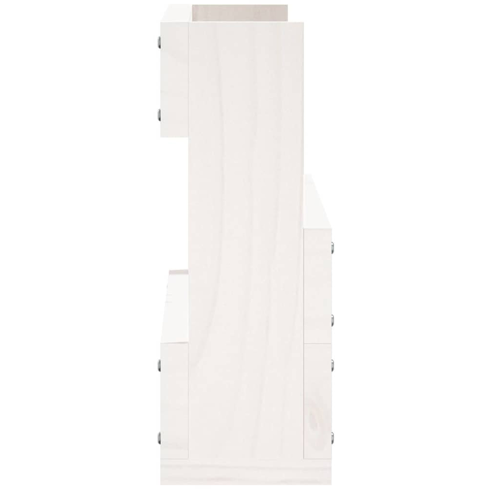 Walplus White Wall Mounted Shoe Rack Set of 2 Image 7