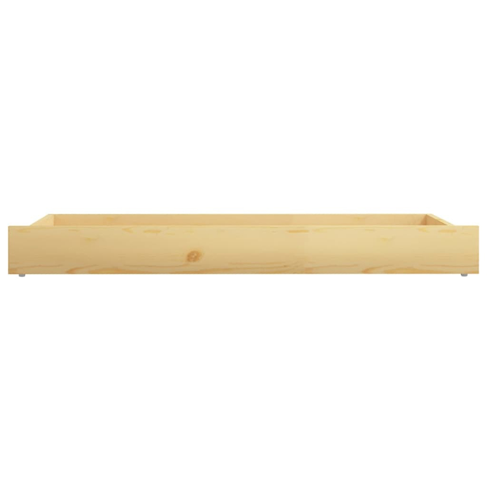 Walplus Natural Pinewood Day Bed Drawer Set of 2 Image 6