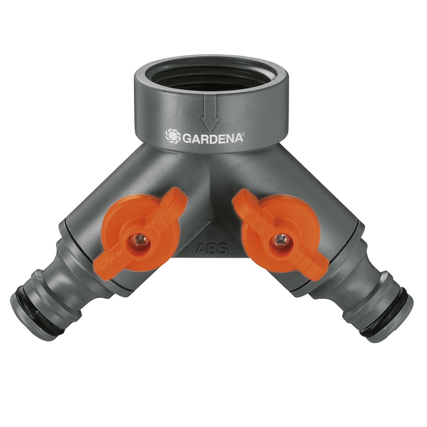 Gardena Grey Twin Garden Tap Connector Image 2