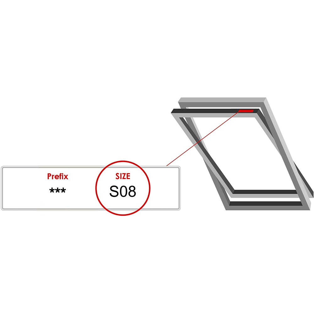 Bloc Blinds Night Sky Blackout Silver Frame Size S08 Velux Roof Window Skylight Blind Image 4