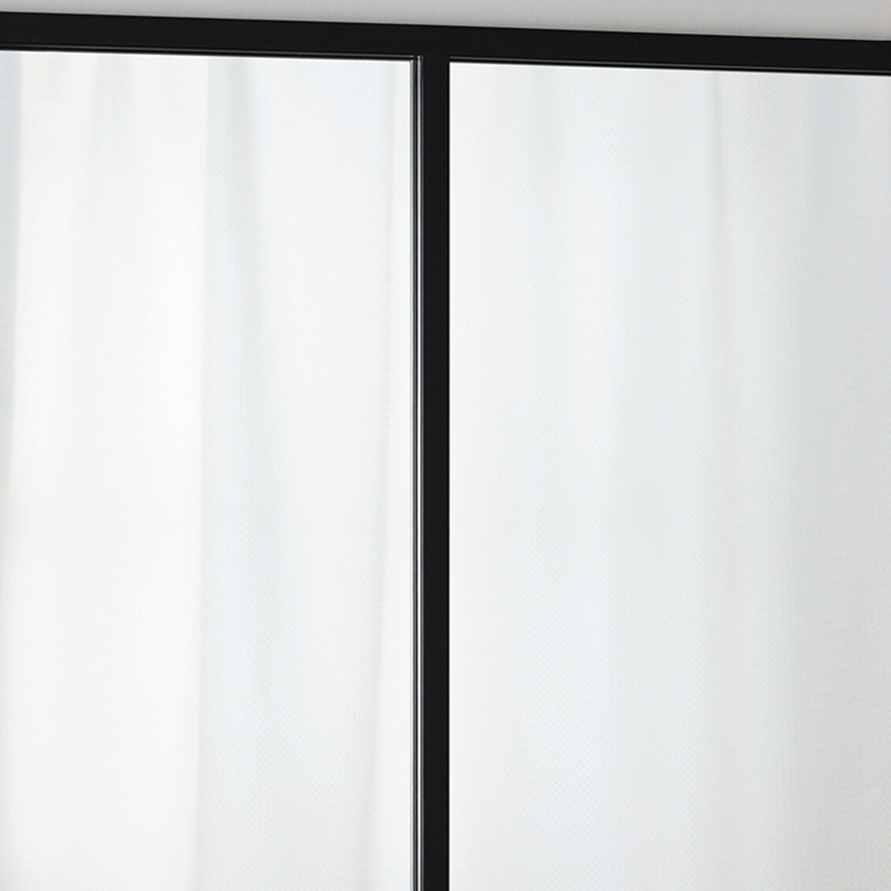 Brooklyn Metal Mirror - Black Image 3