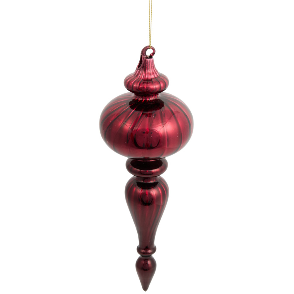 Elegant Burgundy Droplet - Burgundy Image 3