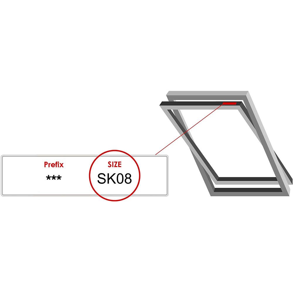 Bloc Blinds White Blackout Silver Frame Size SK08 Velux Roof Window Skylight Blind Image 4