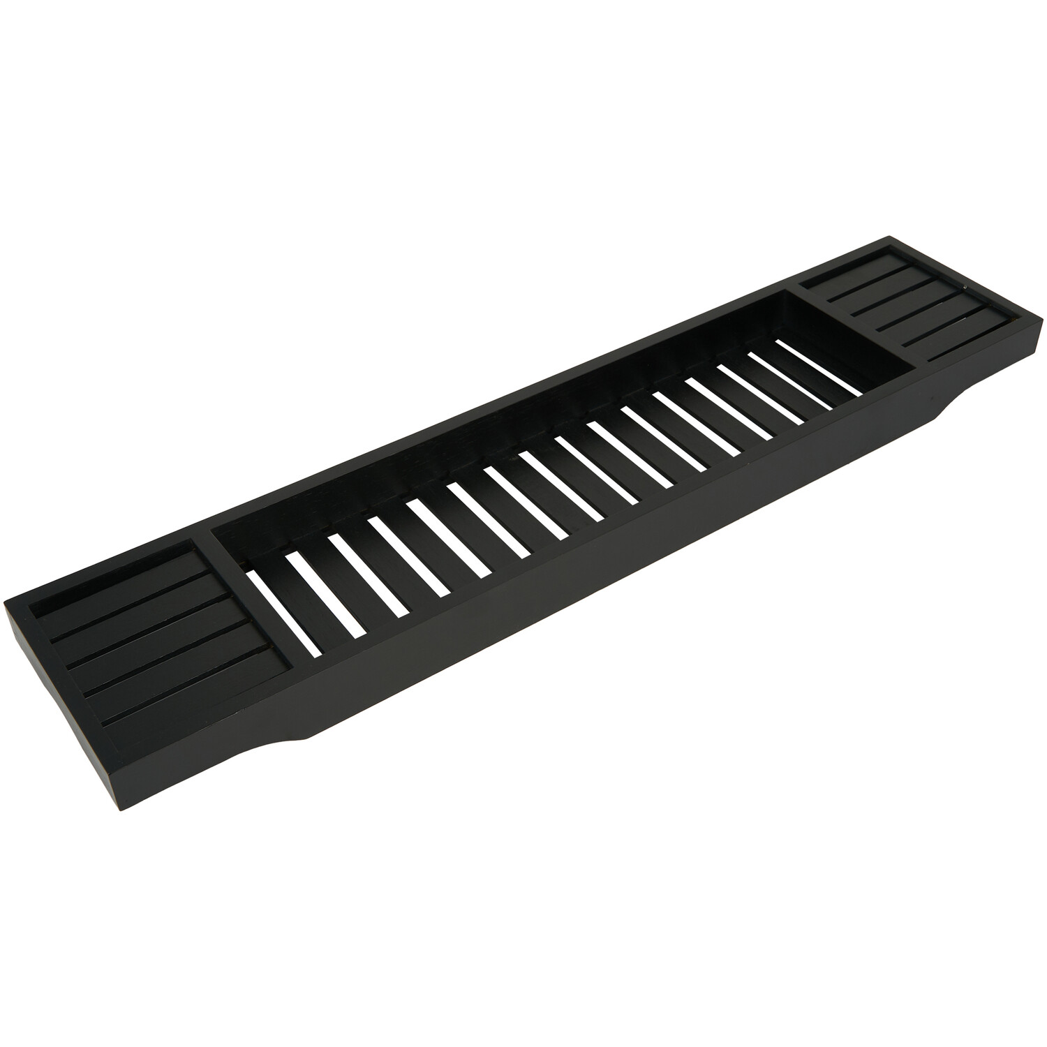 Kingsbury Bamboo Bath Bridge - Black Image 3
