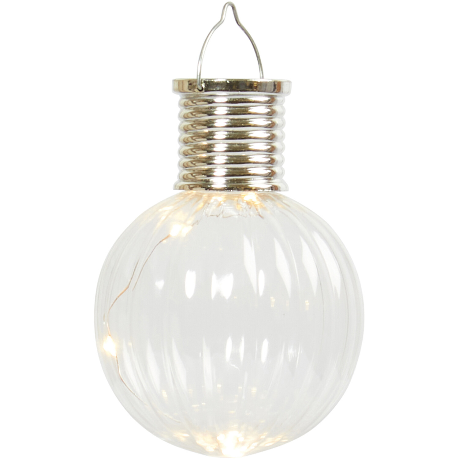 Solar Hanging Bulb Light Image 3
