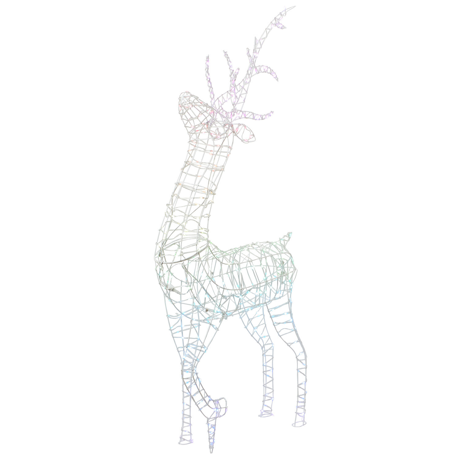 376 LED Standing Stag Outdoor Light - White Image 4