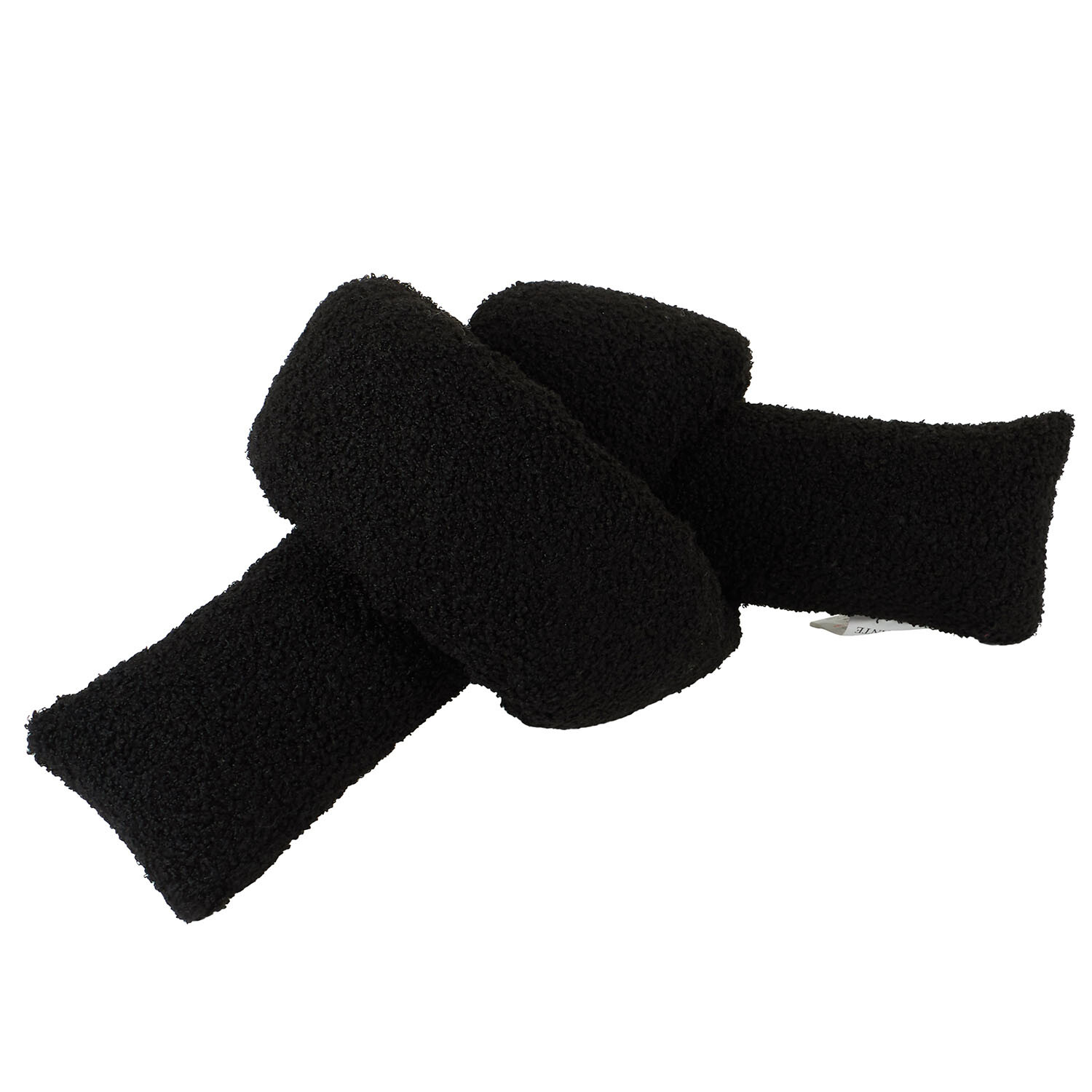 Knot Tie Cushion  - Black Image 3