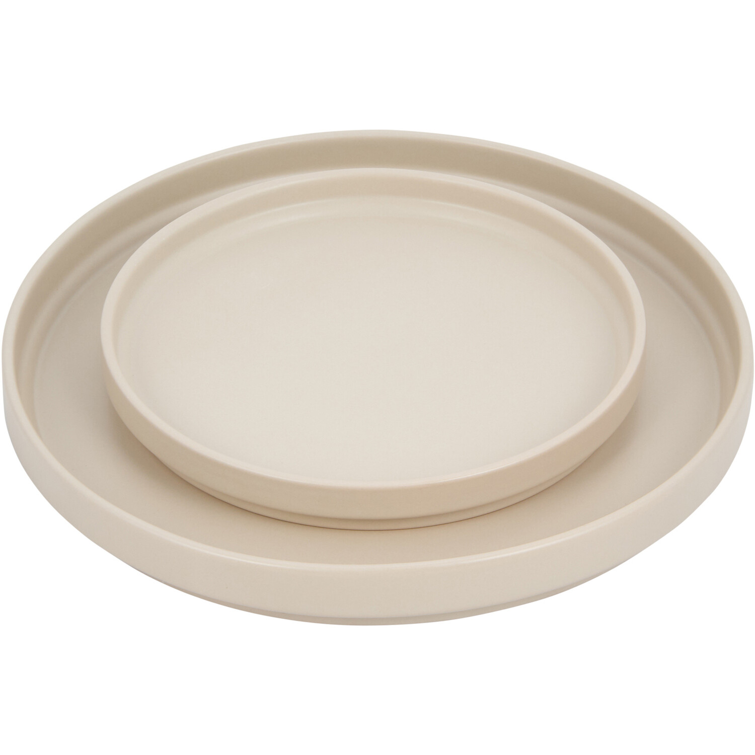 12-Piece Malmo Stacking Dinner Set - Greige Image 5