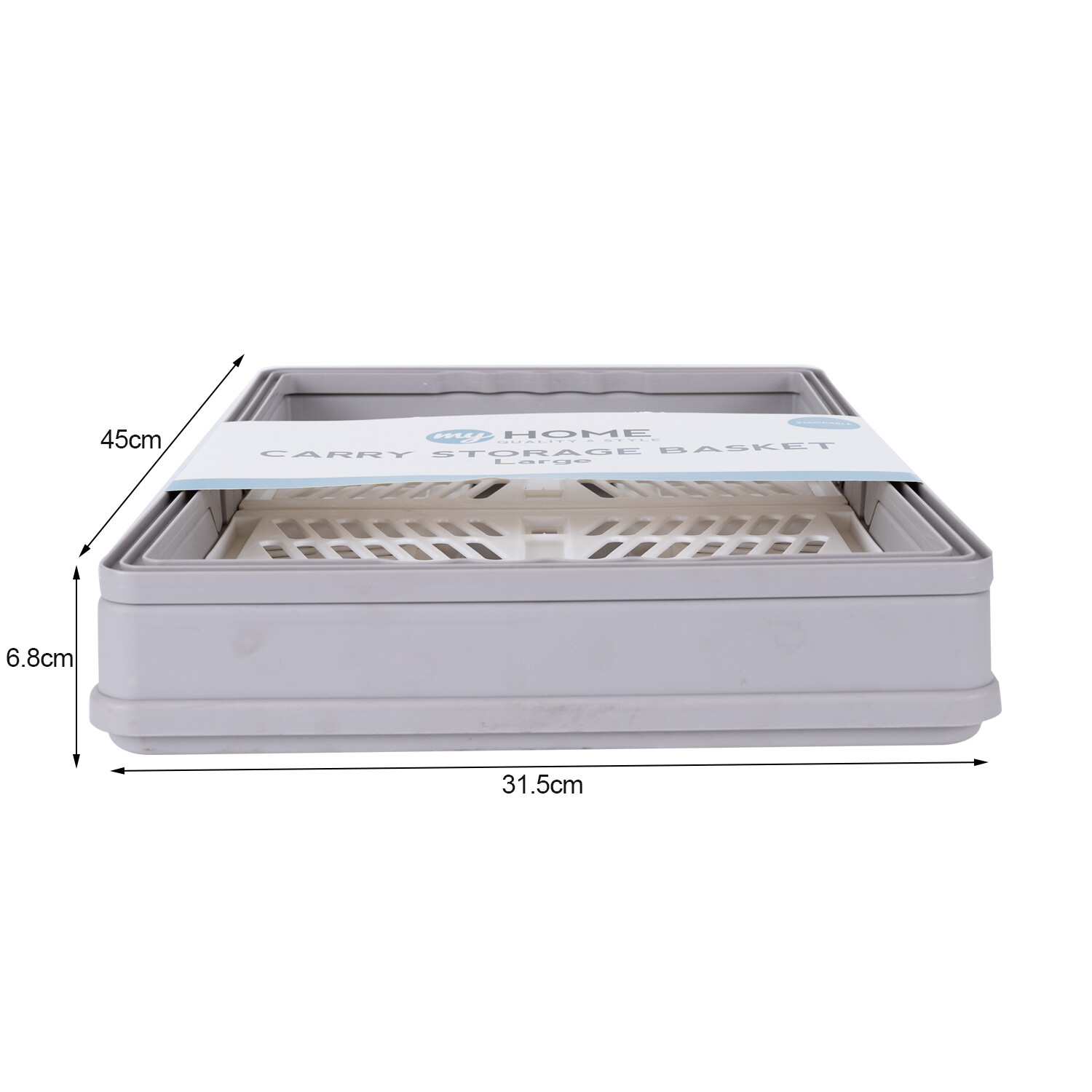 My Home Large Carry Storage Basket Image 2