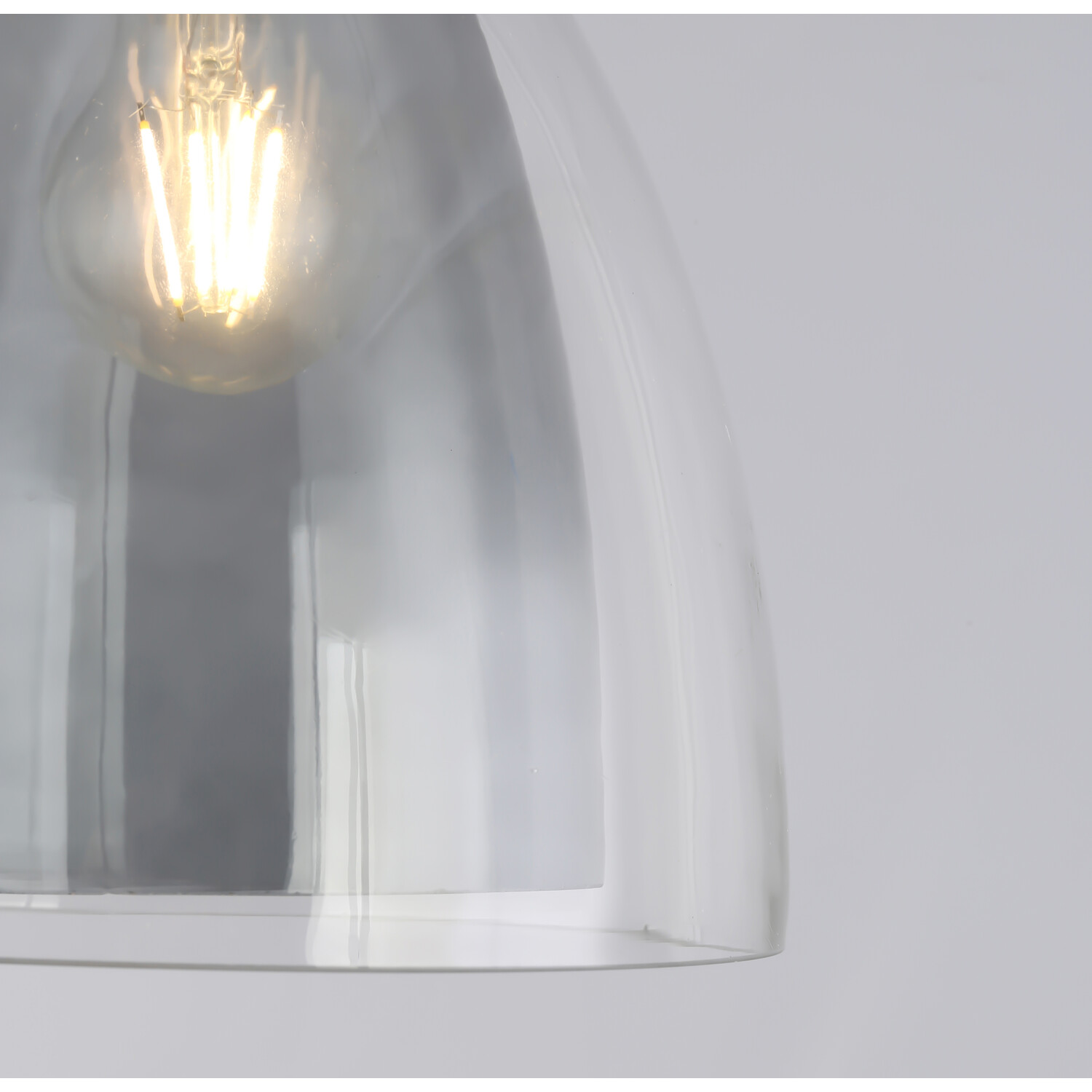 Eden Glass Pendant - Smoked Image 3