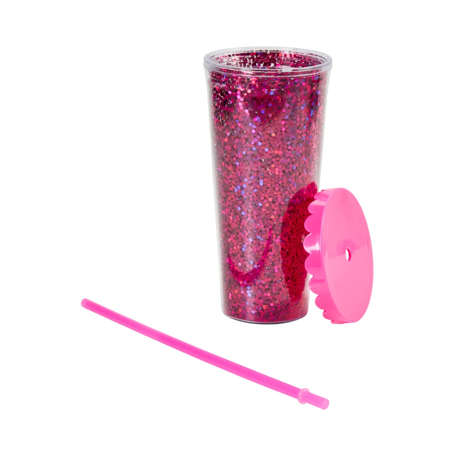 Glitter Tumbler and Straw Image 3