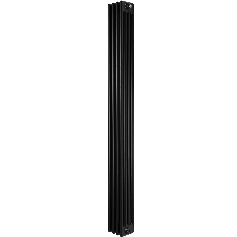 MonsterShop 3931 BTU Black Traditional 4 Column Radiator 1800 x 200mm ...