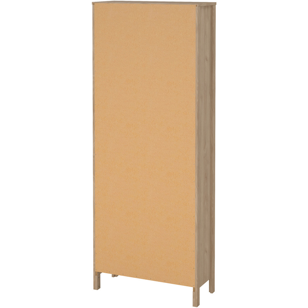 Furniture To Go Madrid Jackson Hickory Oak 6 Shelf Bookcase Image 4