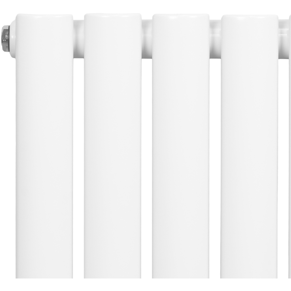 MonsterShop 3310 BTU White Oval Single Column Radiator 600 x 1020mm Image 4