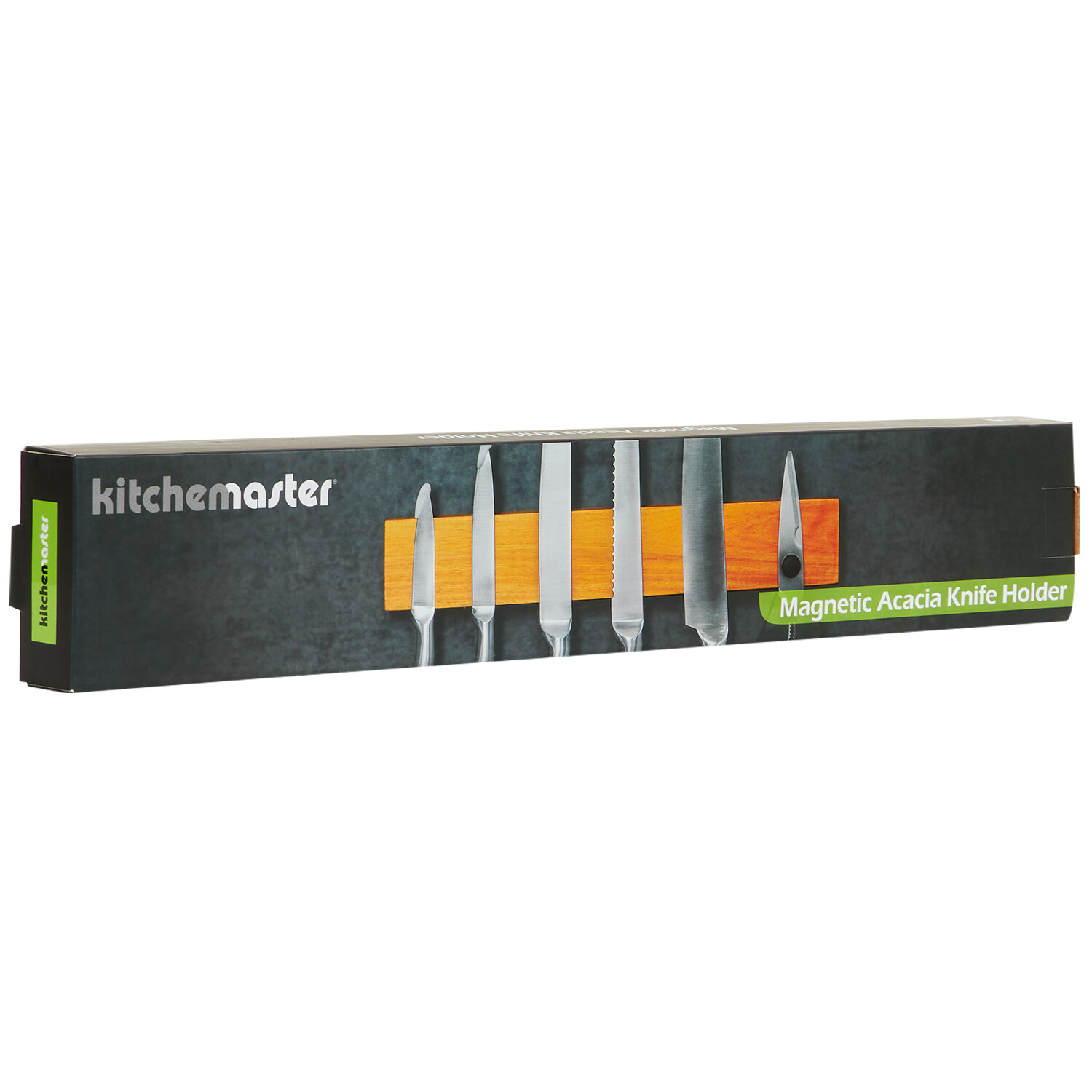 Magnetic Acacia Knife Holder - Brown Image 2