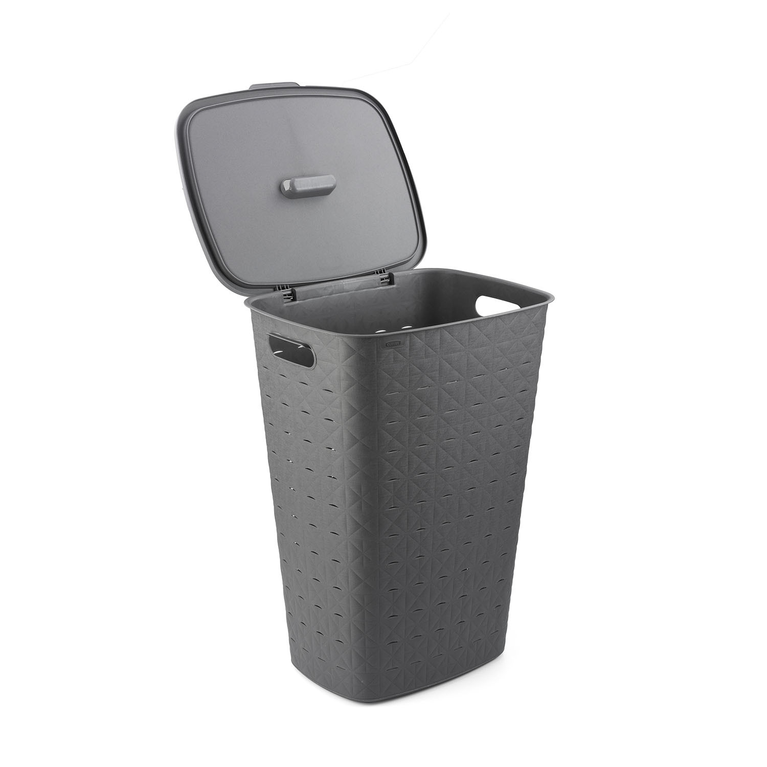 Curver Softex Laundry Hamper Grey 56L - Grey Image 4