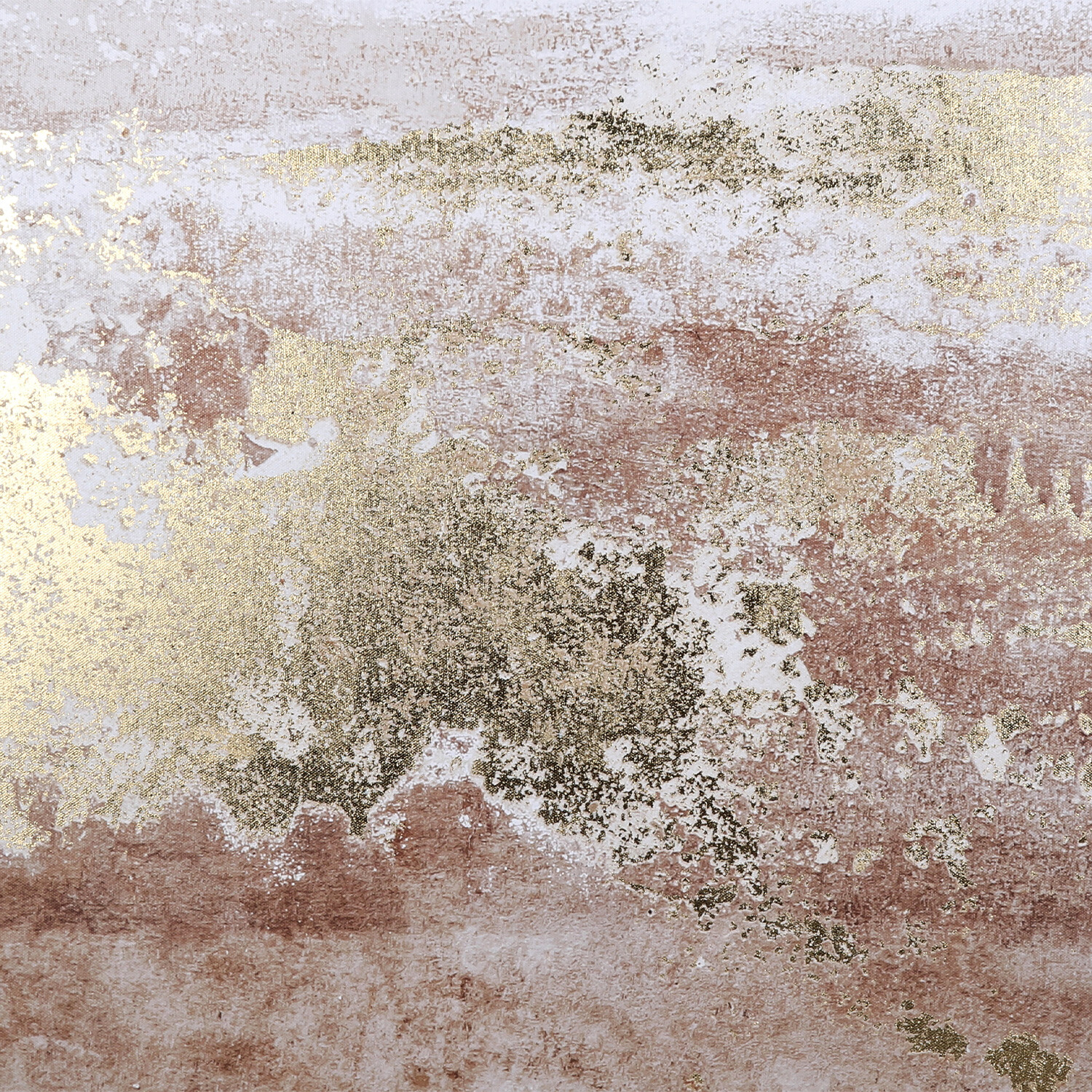 Bronze Distressed Foiled Framed Wall Art 90 x 60cm Image 2