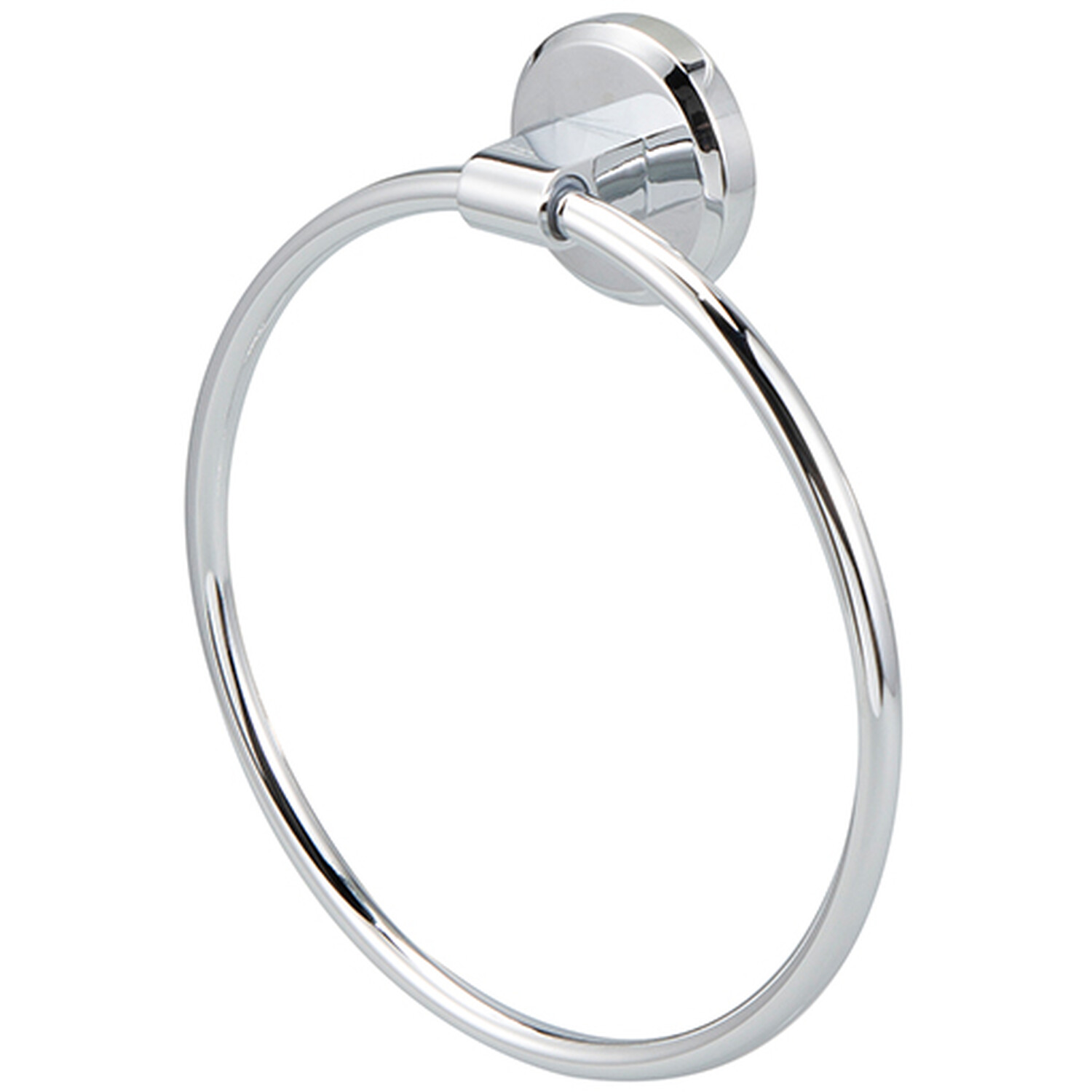 Clayton Chrome Towel Ring Image 2