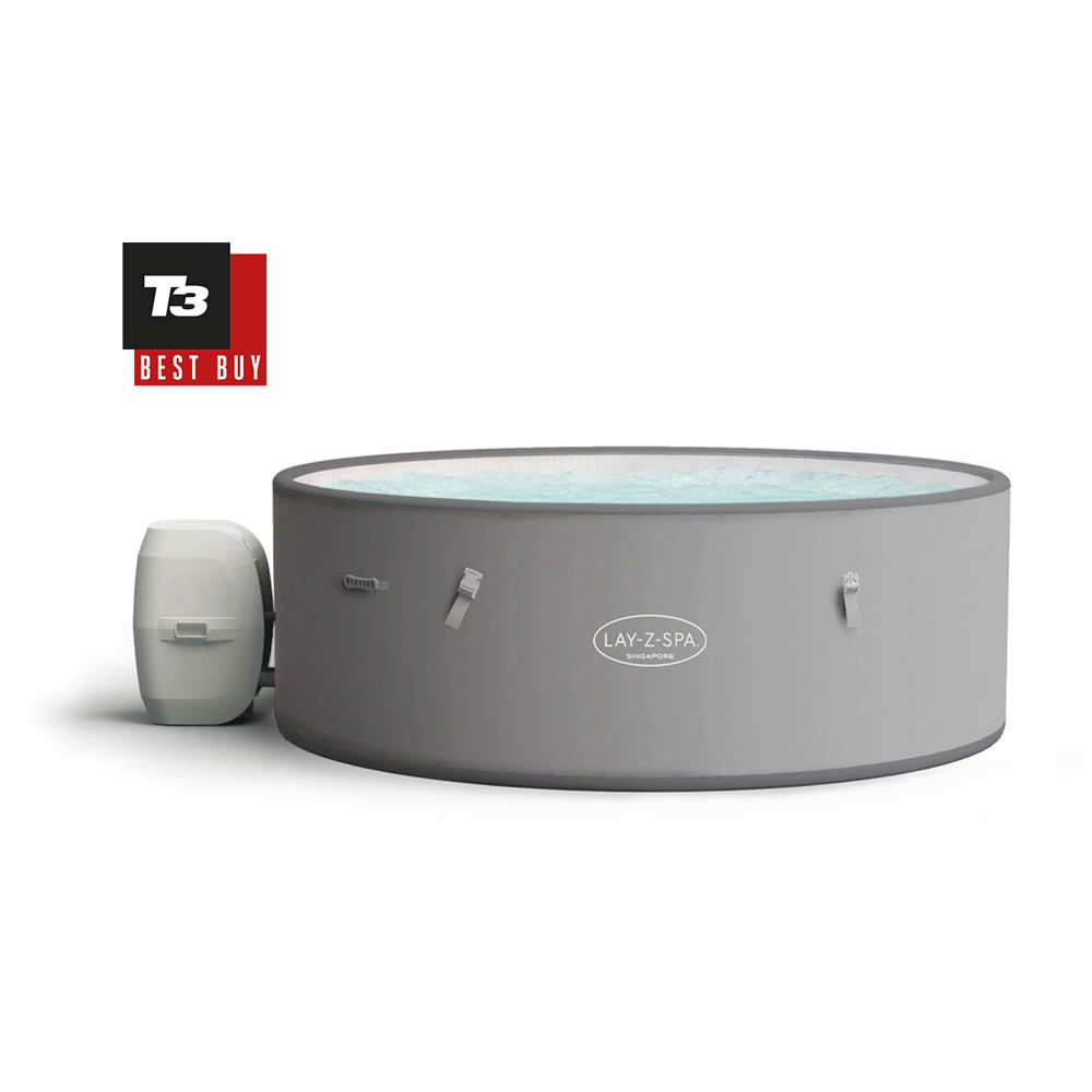 Lay-Z-Spa Singapore 5 Person AirJet Plus Hot Tub Image 4