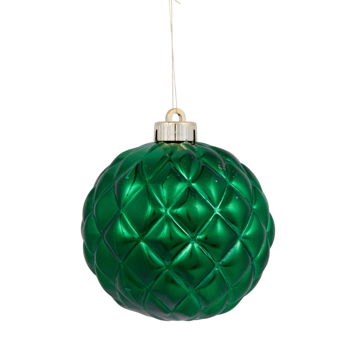 Pack of 6 Sleigh Bells Ring Baubles Red Image 3