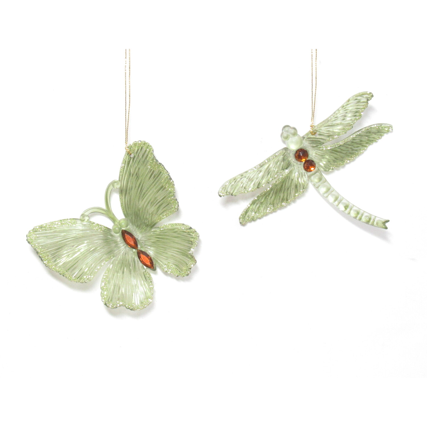 Shimmering Butterfly or Dragonfly Hanging Decoration Image 2