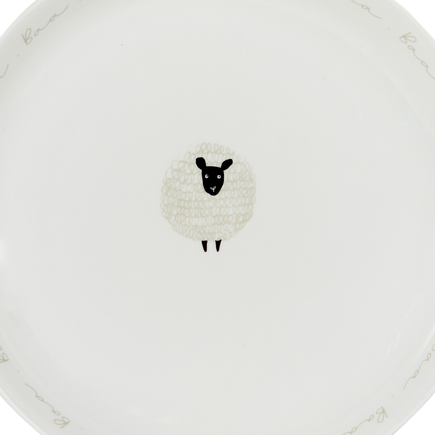 Highland Flock Serving Bowl - White Image 4