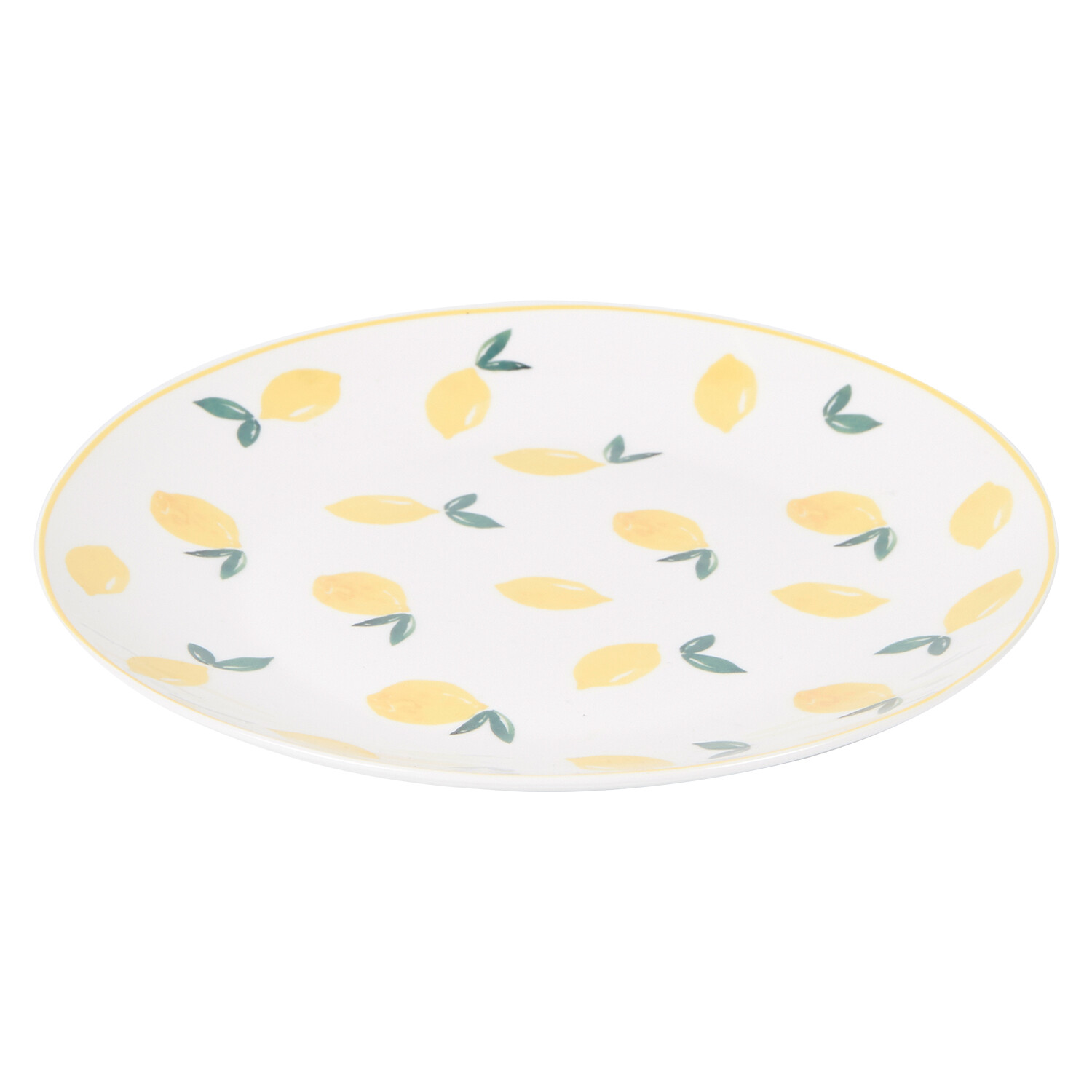 Patterned Summer Plate - White Image 6