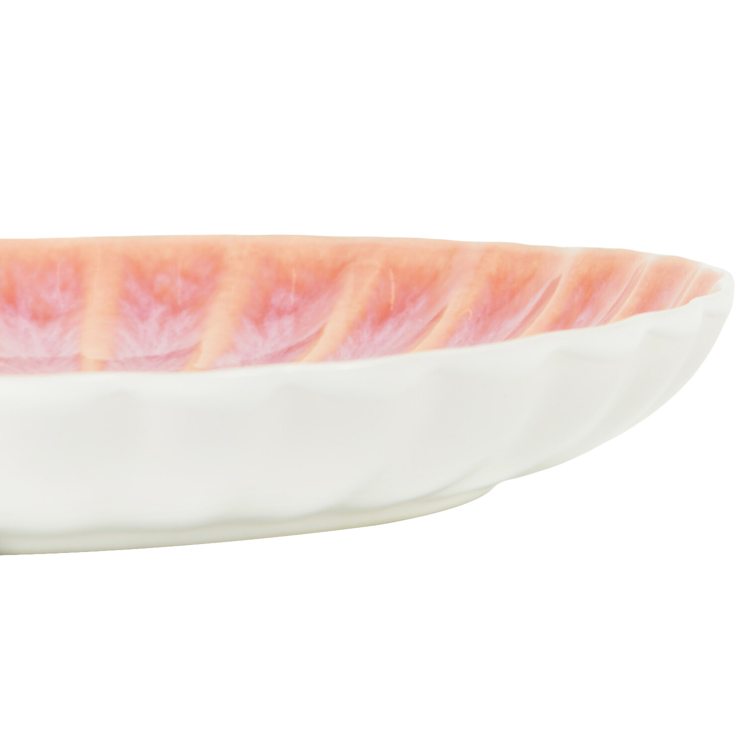 Pink Reactive Glaze Plate Pink Side Plate Image 3