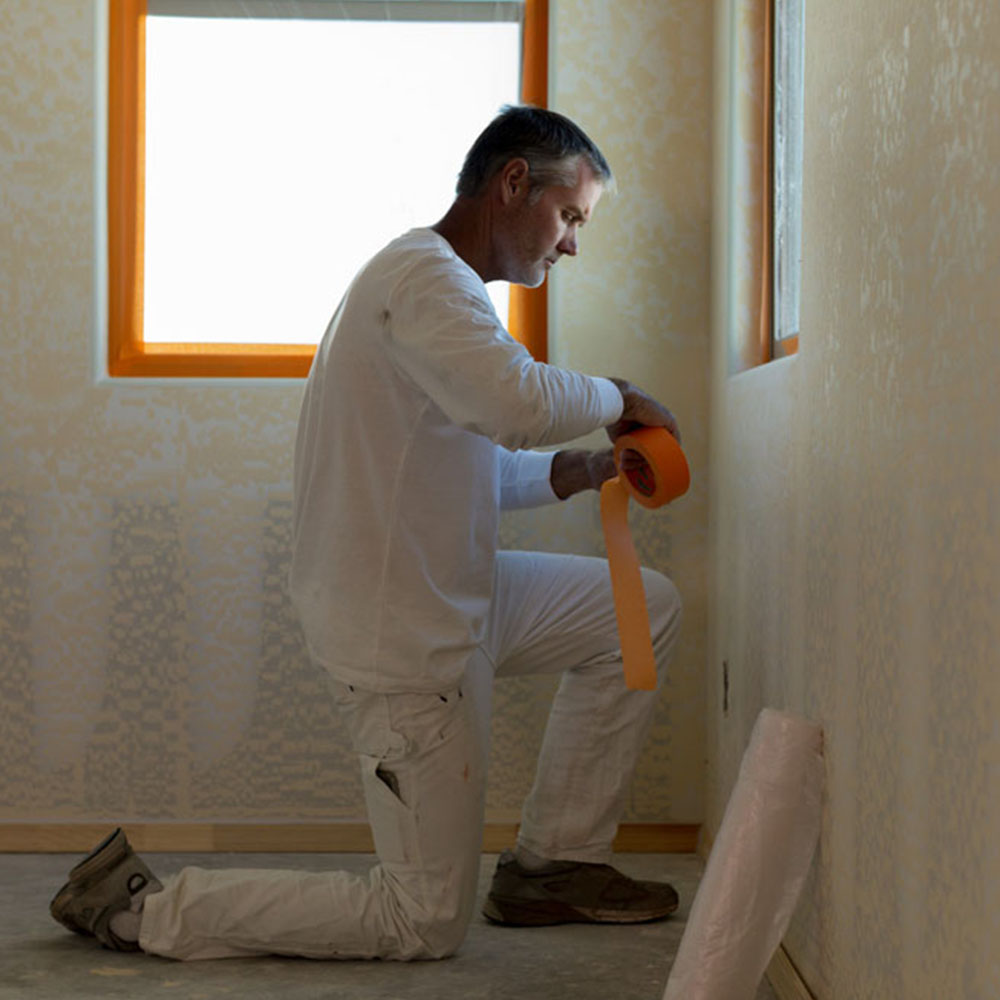 FrogTape 24mm Orange Gloss and Satin Painters Tape Image 4