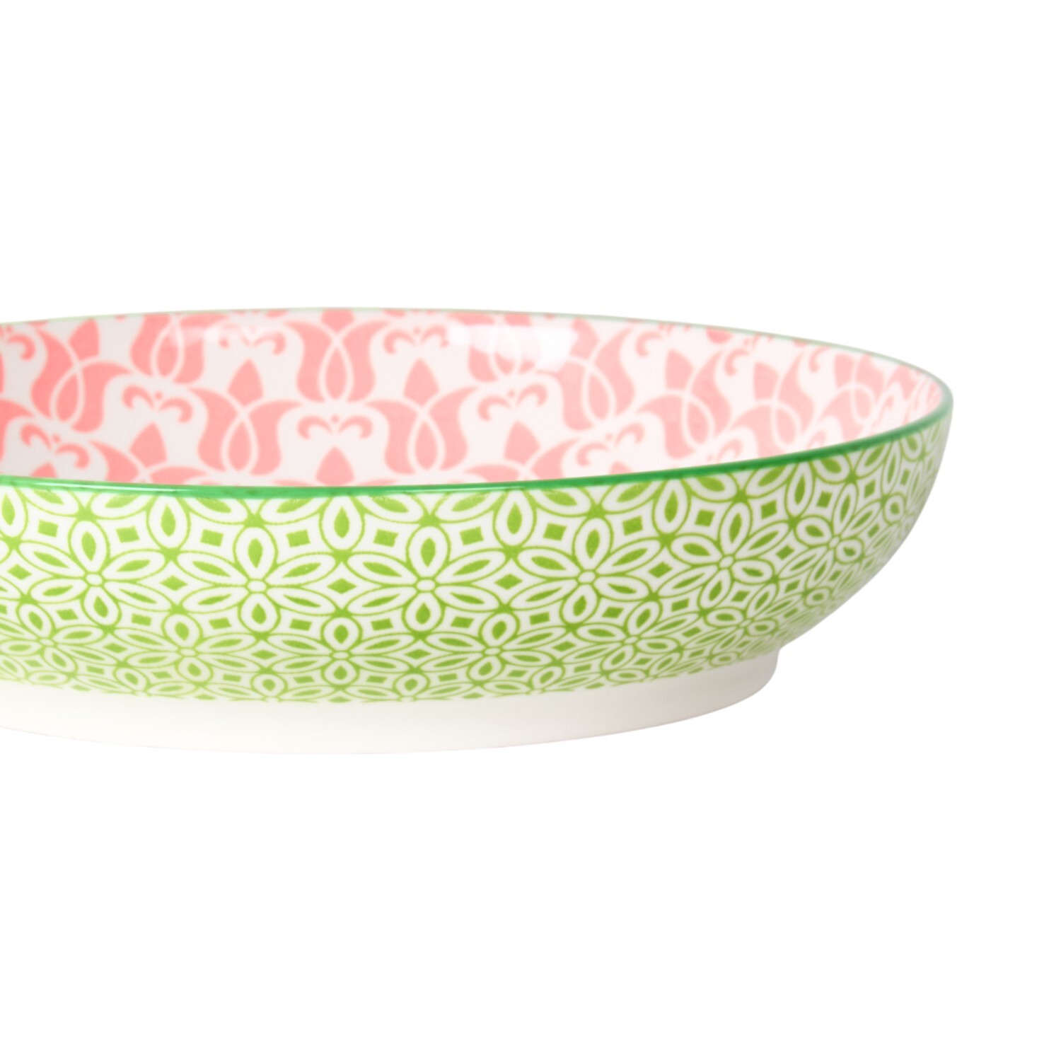 Azalia Pad Print Pasta Bowl - Pink Image 4