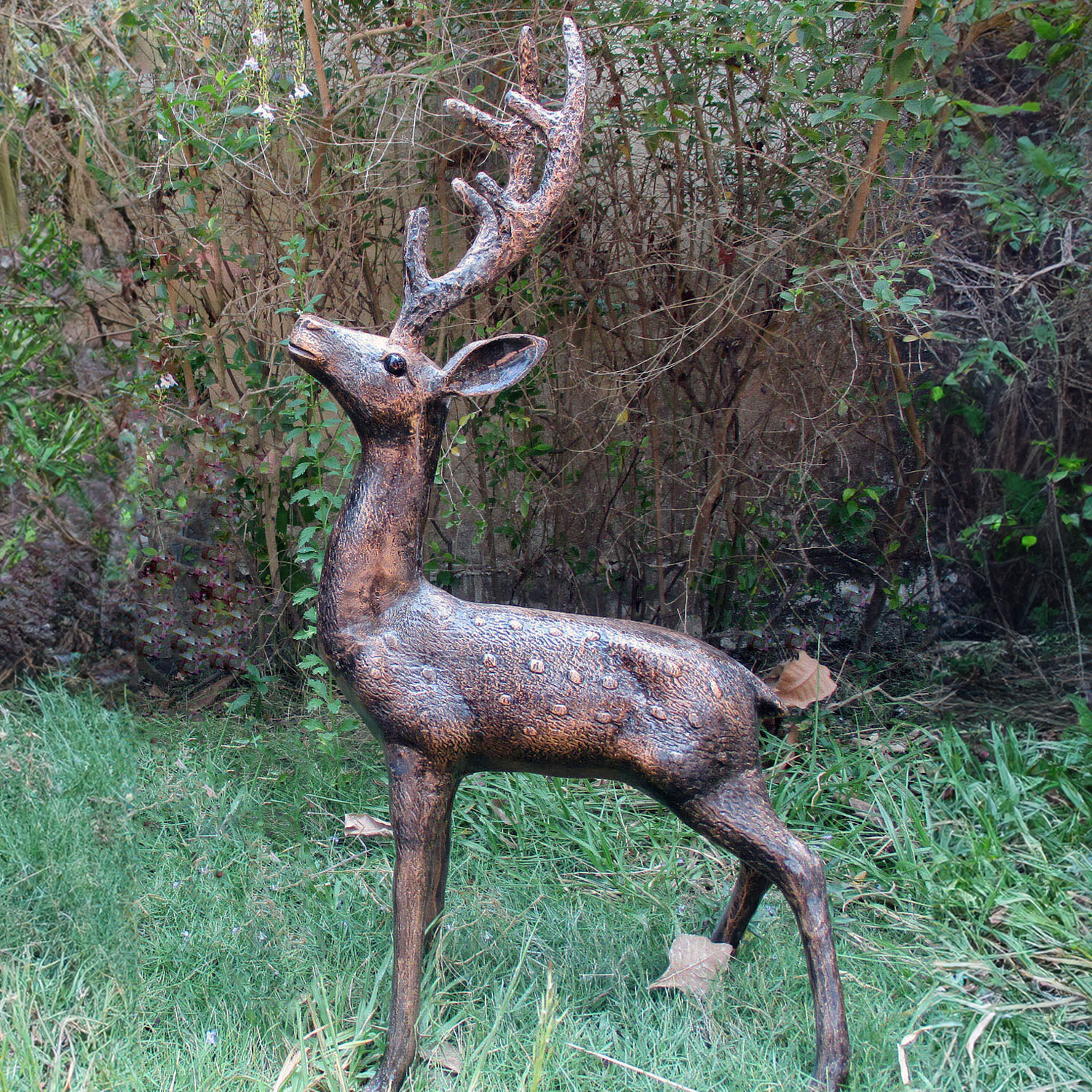 Enigma Standing Stag Statue Garden Ornament Image 2