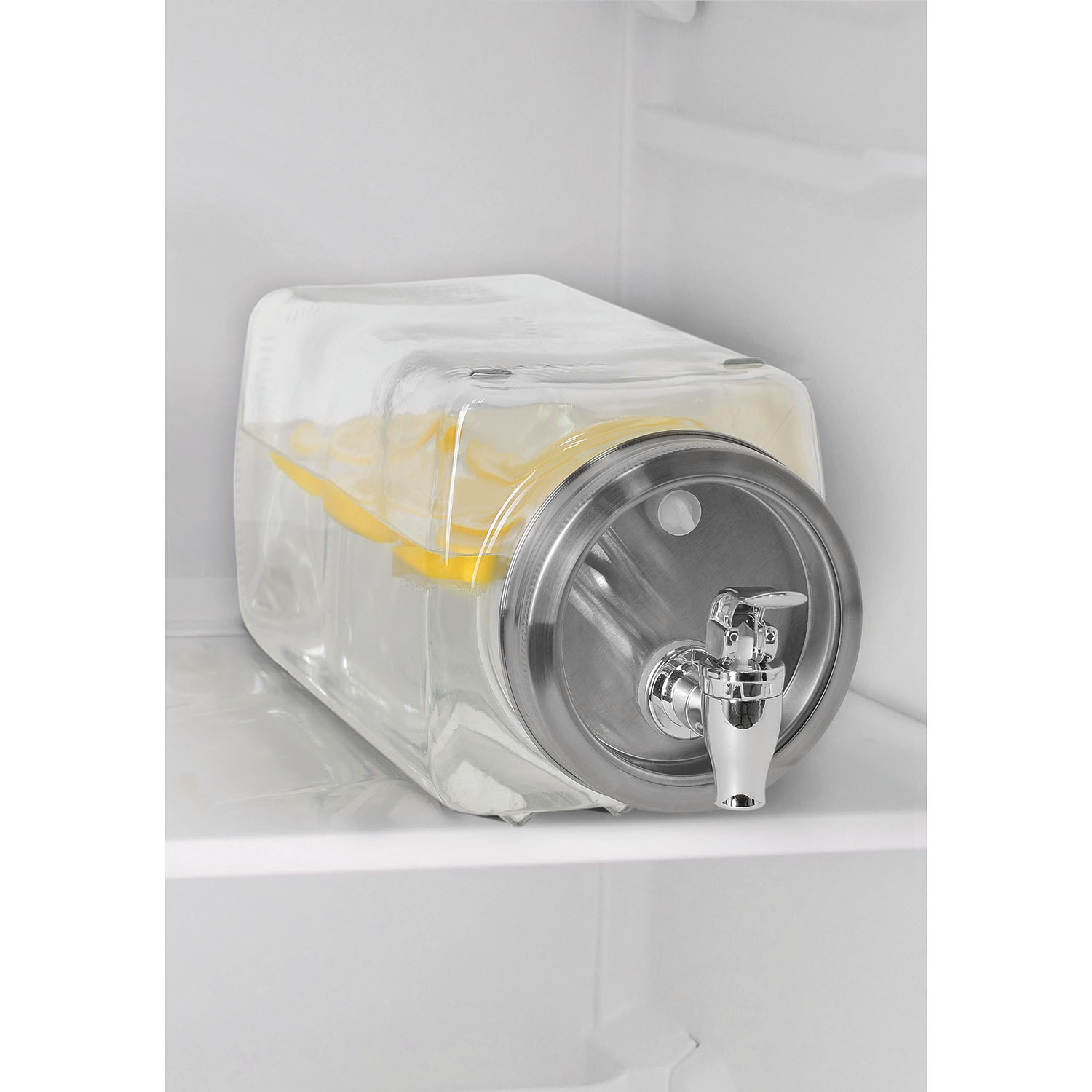 Glass Refrigerator Beverage Dispenser - Clear Image 2